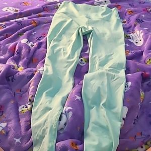 XS green Athletic leggings